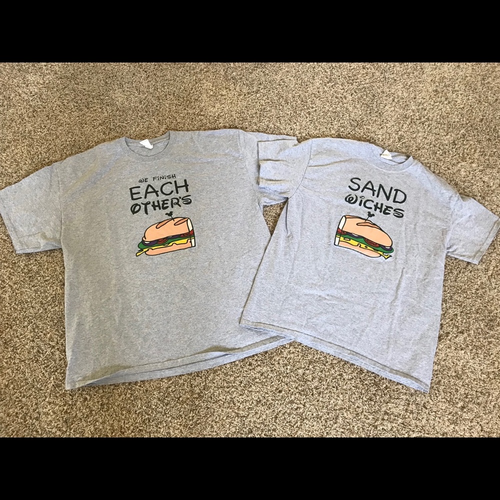 His & Her’s Matching Disney Shirts